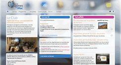 Desktop Screenshot of lesgonesdumac.fr